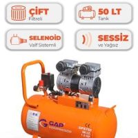 Hava Kompresörü Sessiz ve Yağsız 50 Lt GPS750