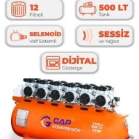Hava Kompresörü Sessiz ve Yağsız GPS1500x6