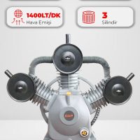 Kompresör Kafası Üç Piston 3 Piston 8 Bar G600